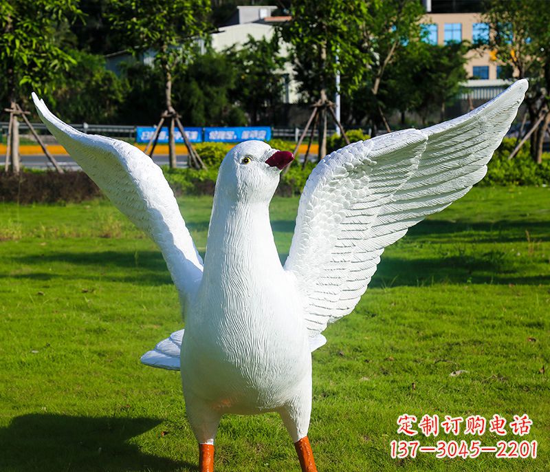 常州新县和平鸽雕塑
