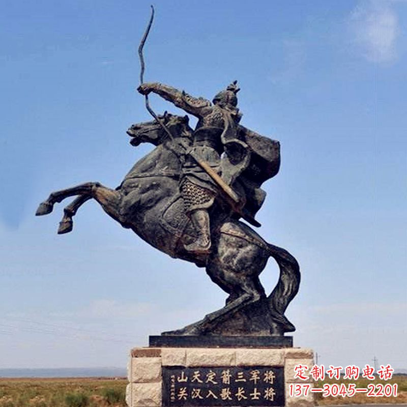 常州薛仁贵射箭雕塑-历史名人古代著名将领景区雕像