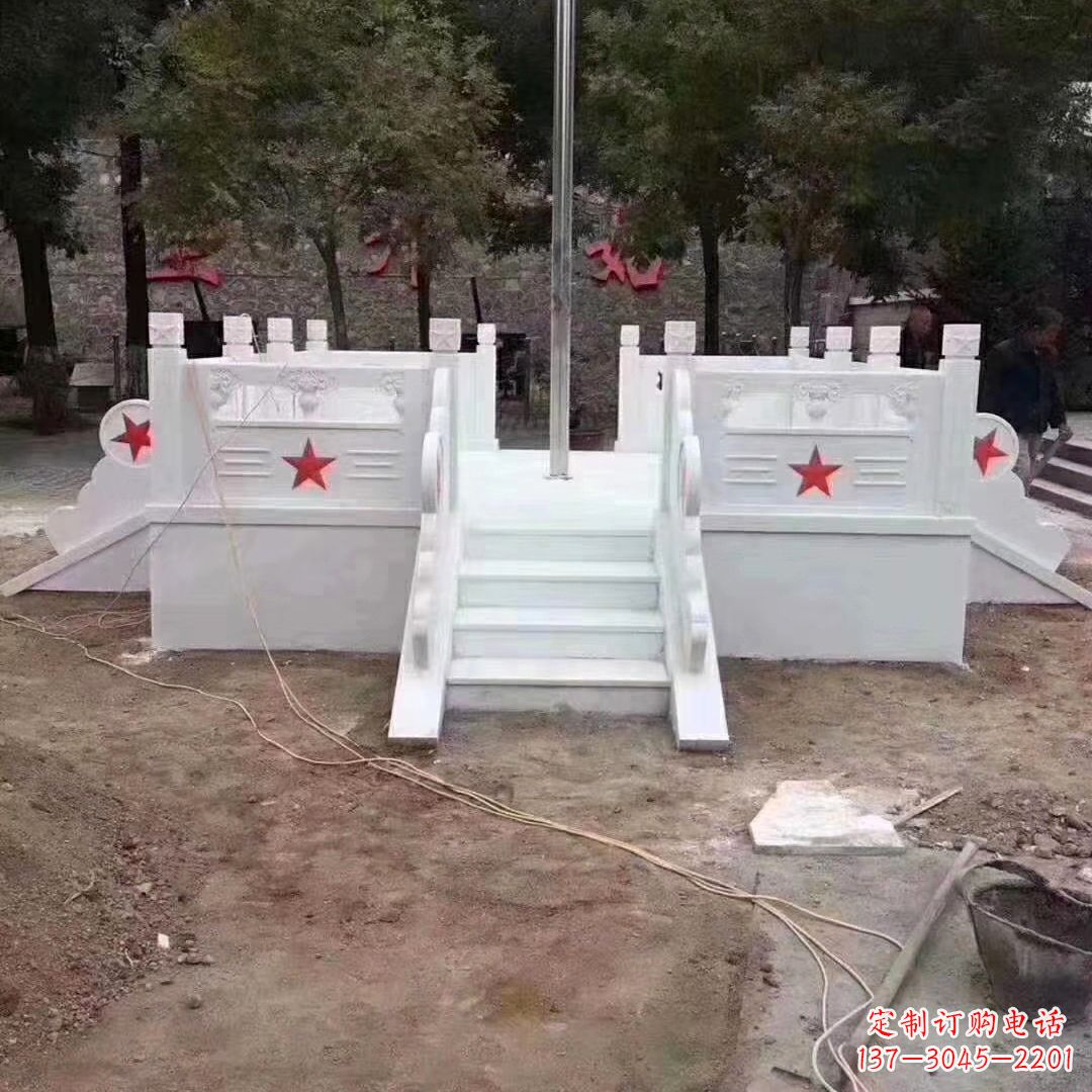 常州学校校园升国旗台