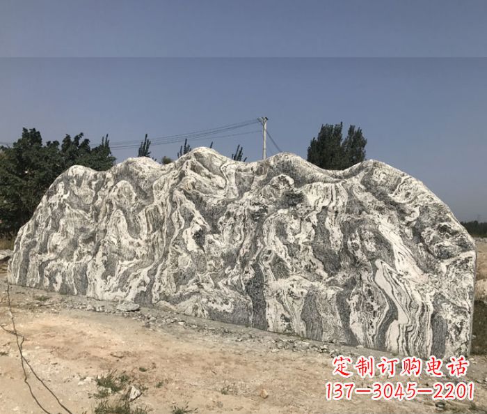 常州雪浪石假山公园景观石雕 (3)