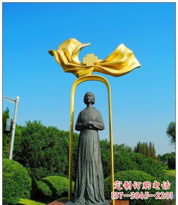 常州医院南丁格尔名人铜雕