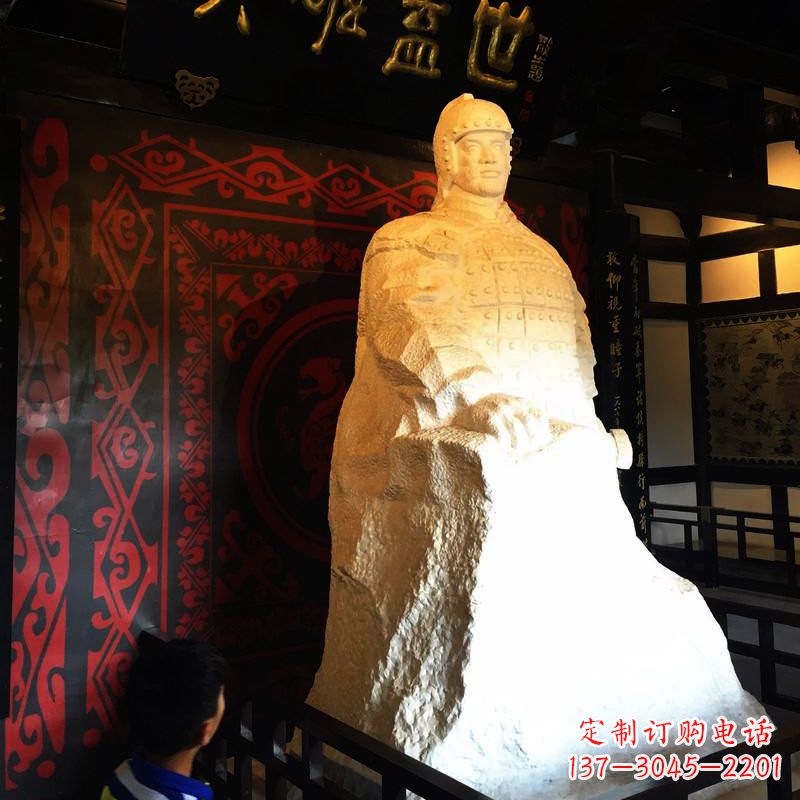 常州英雄盖世楚霸王石雕像
