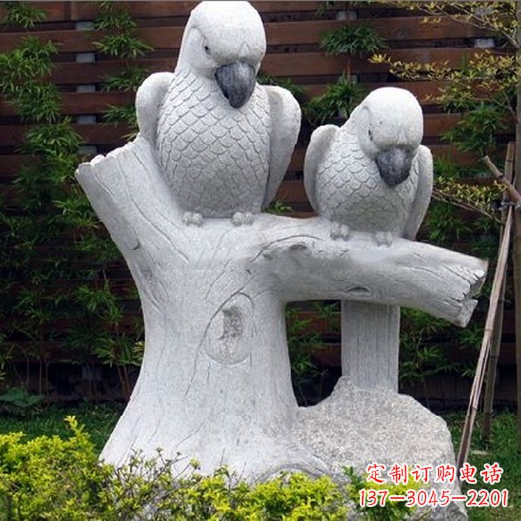 常州鹦鹉大理石雕塑