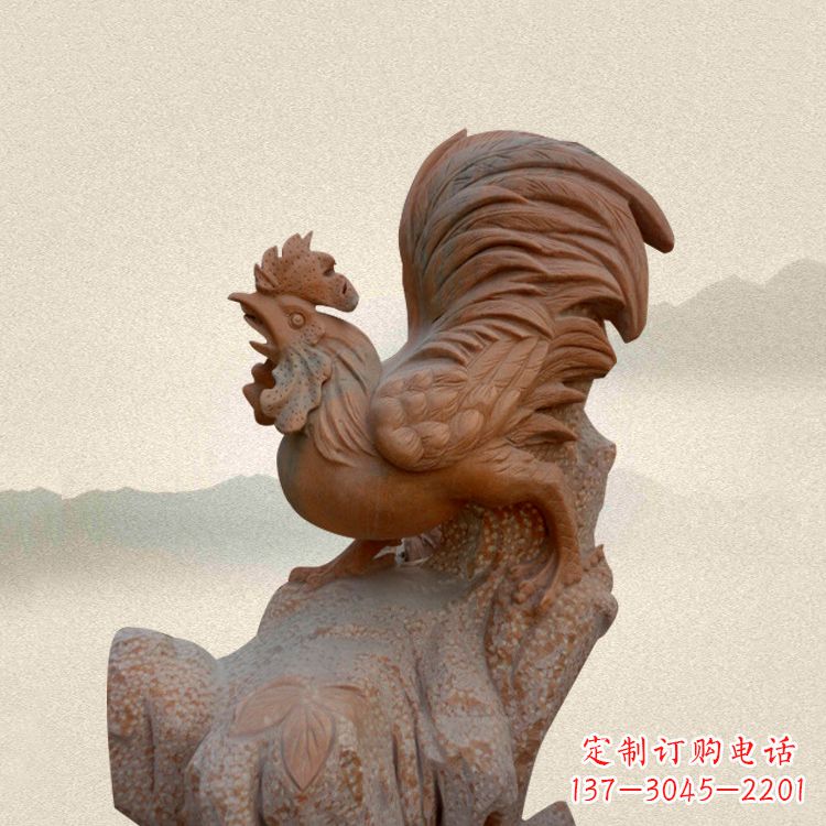 常州酉鸡景观石雕