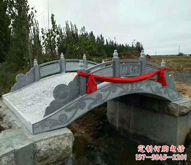 常州园林仿古石拱桥景观雕塑