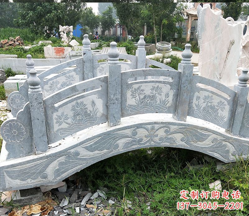 常州园林仿古石拱桥景观石雕 (3)