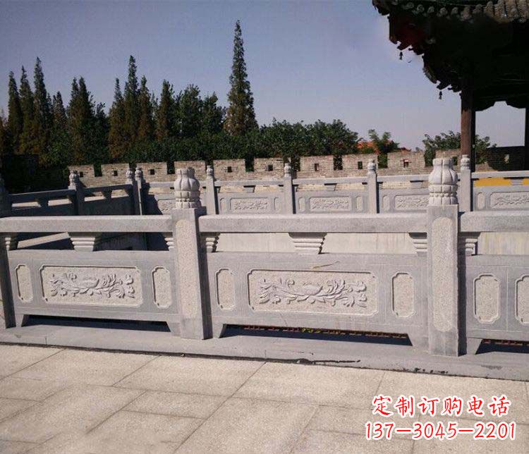 常州园林仿古石栏板景观石雕 (2)