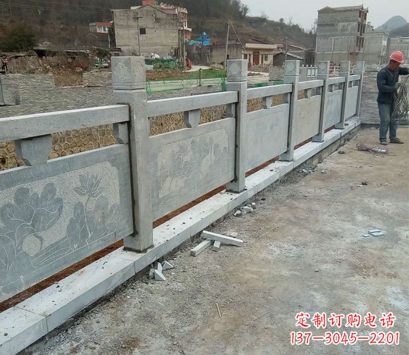 常州园林仿古石栏板景观石雕 (5)