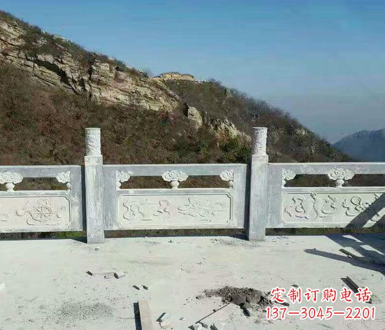 常州园林仿古石栏板景观石雕_2 (3)