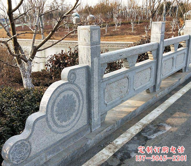 常州园林仿古石栏板景观石雕_1