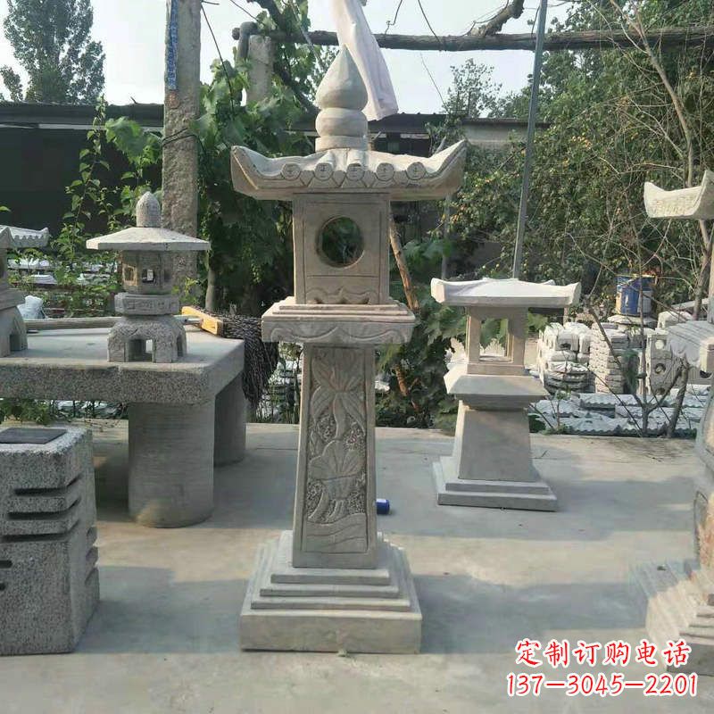 常州园林仿古做旧中式石灯
