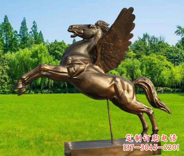 常州园林飞马铜雕