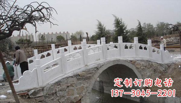 常州园林汉白玉大桥栏板景观石雕