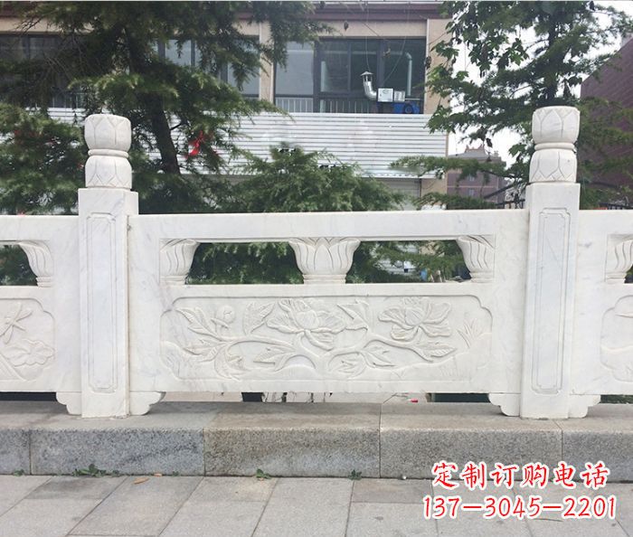 常州园林景观大理石浮雕栏板 (2)
