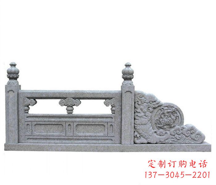 常州园林景观大理石栏板雕塑 (2)