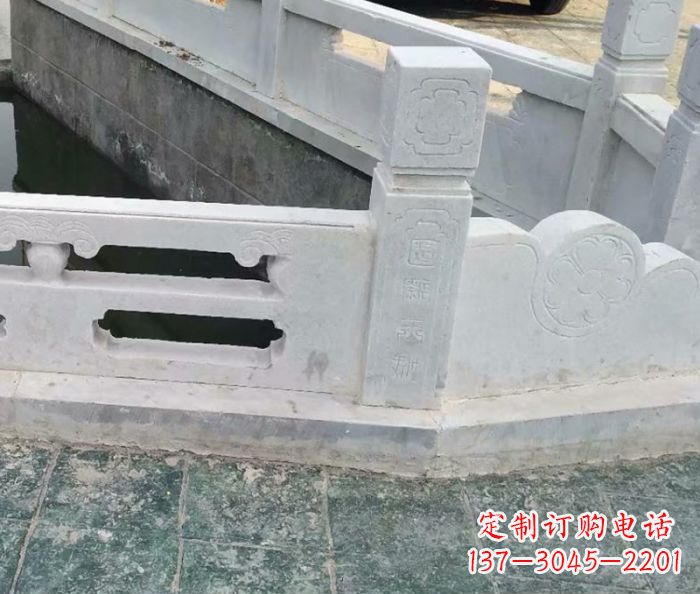 常州园林景观大理石栏板雕塑 (7)