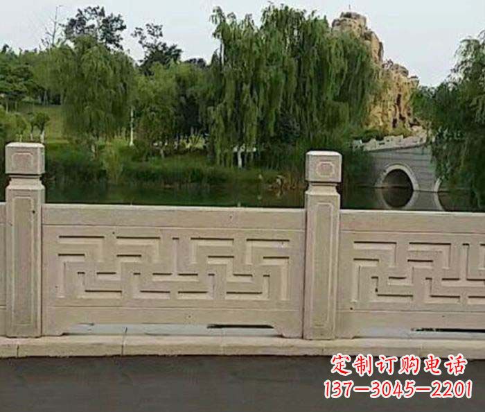 常州园林景观大理石栏板石雕 (4)