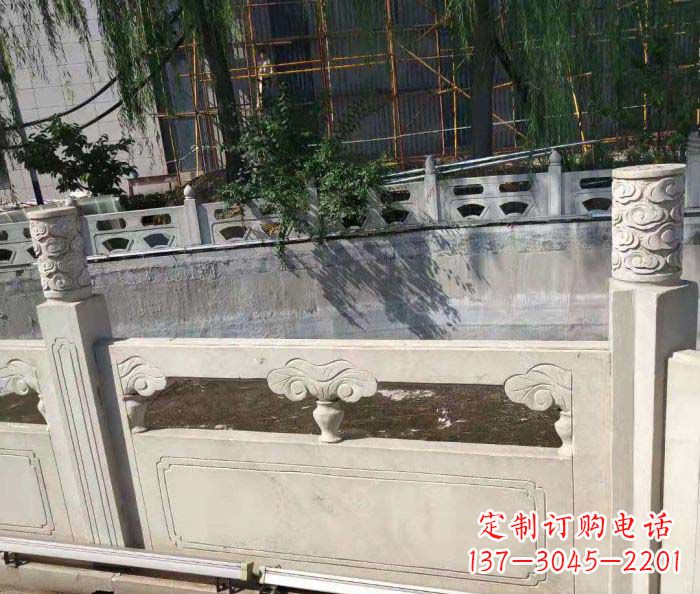 常州园林景观大理石栏板石雕 (6)