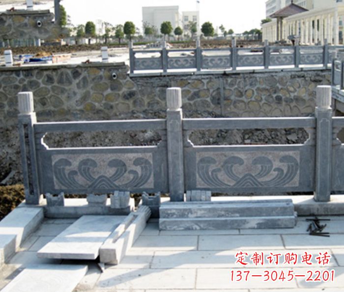 常州园林景观大理石栏板石雕 (11)
