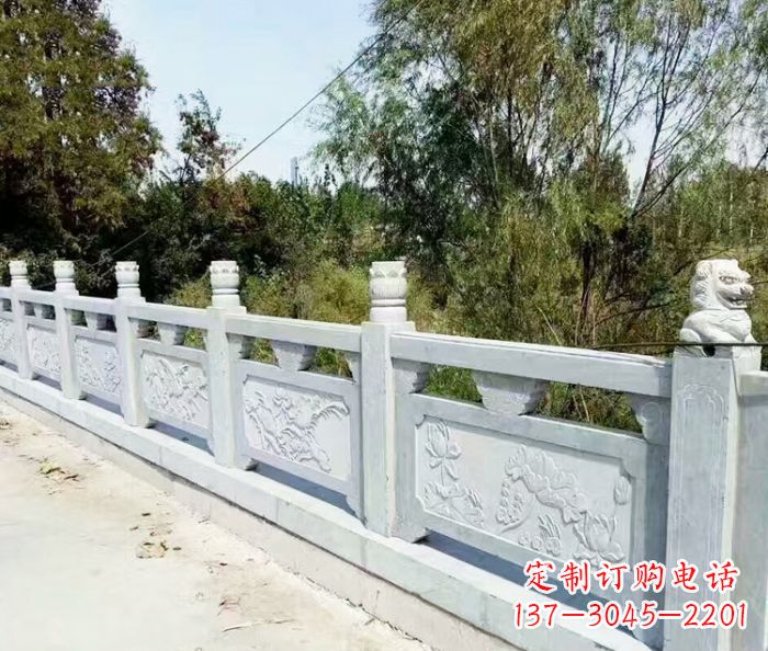 常州园林景观大理石栏板石雕_1