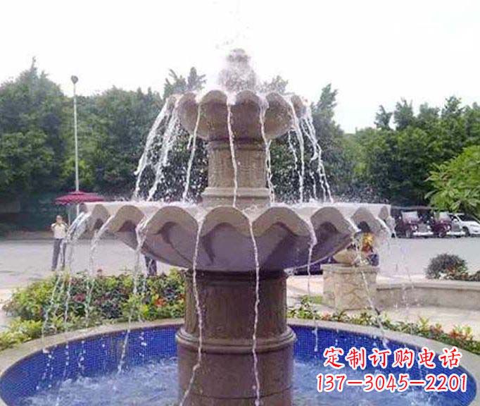 常州园林景观大理石喷泉石雕
