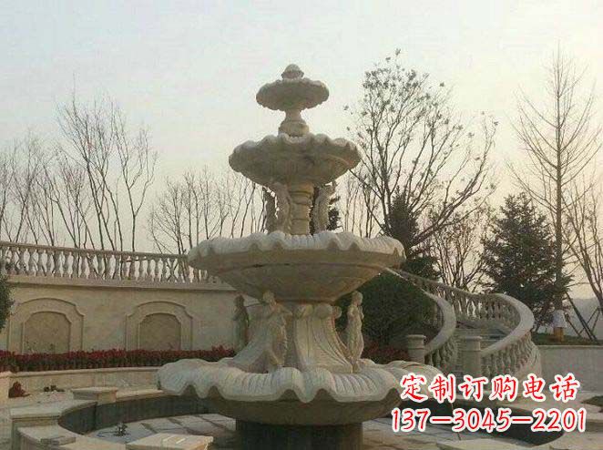 常州园林景观大型喷泉石雕 (2)