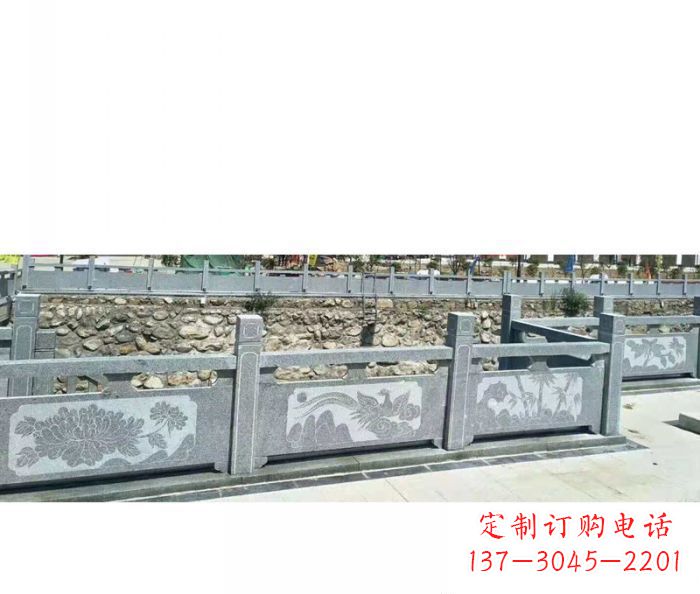 常州园林景观仿古石雕栏板 (5)