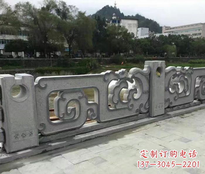 常州园林景观仿古石雕栏板_1