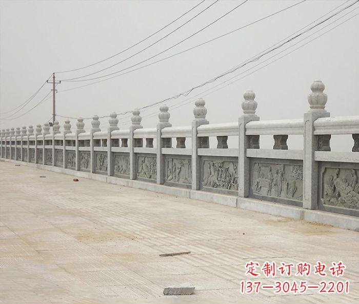 常州园林景观仿古石雕栏板_2