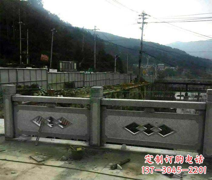 常州园林景观仿古石浮雕栏板 (2)