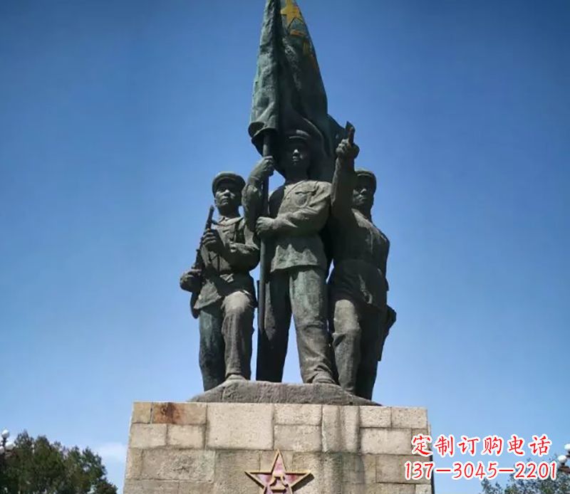 常州战士革命广场铜雕