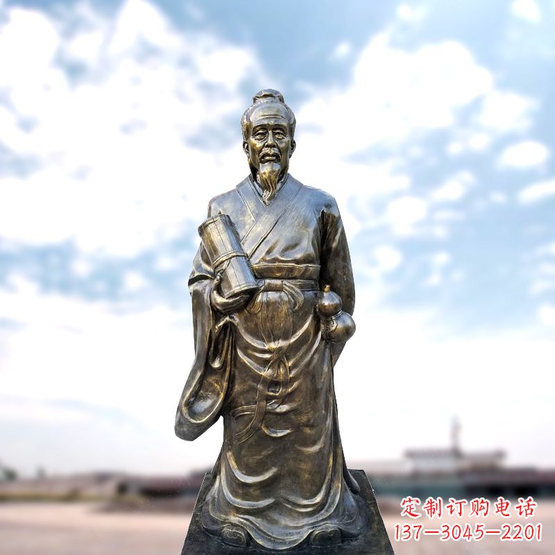 常州张仲景仿铜雕像