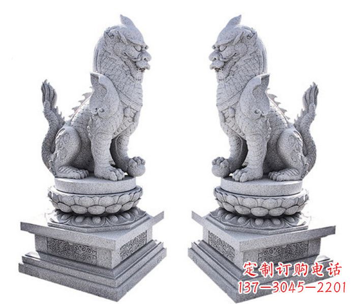 常州招财神兽麒麟石雕
