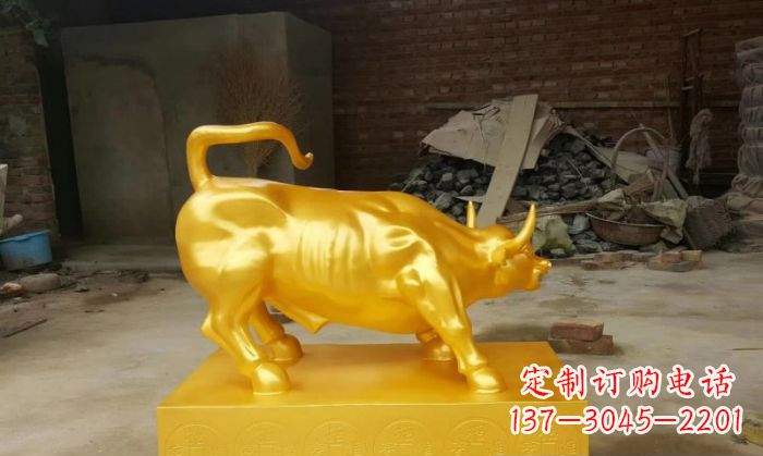 常州招财铜牛雕塑 (2)