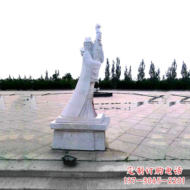 常州中国古代四大美女之王昭君广场石雕塑