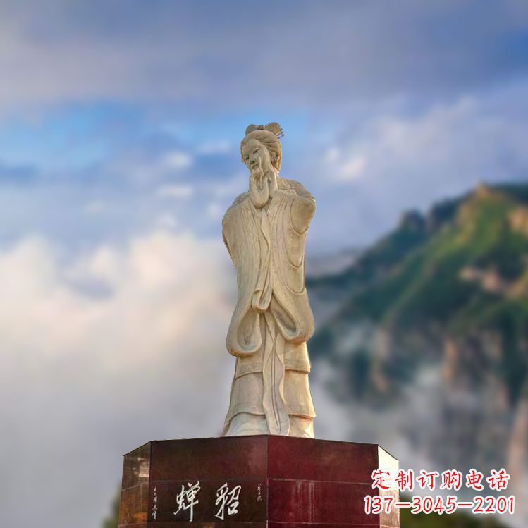 常州中国古代四大美女之貂蝉景观石雕