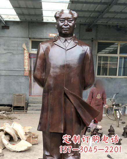 常州中国伟人毛泽东铜像