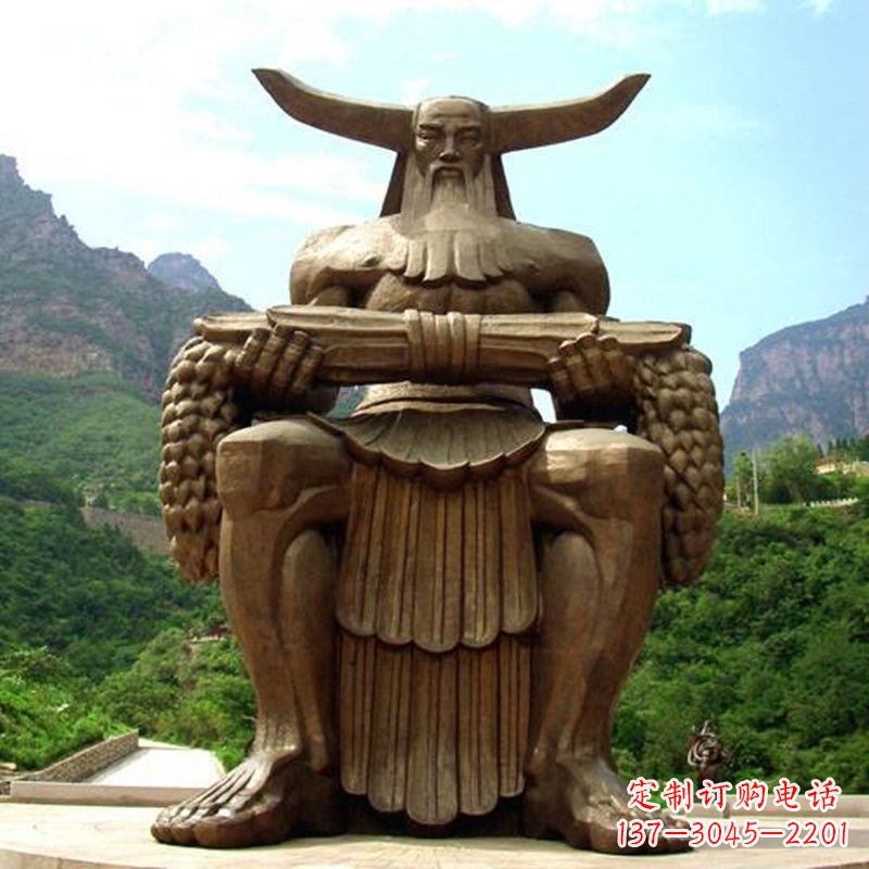 常州中华民族人文初祖五榖神农大帝大型景观雕塑
