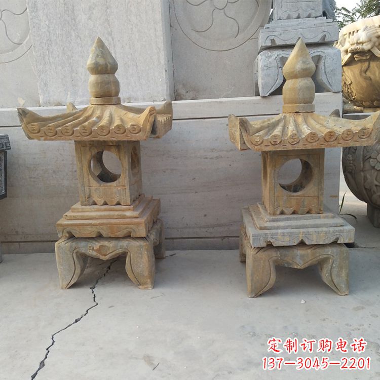 常州中式仿古低墩石灯笼