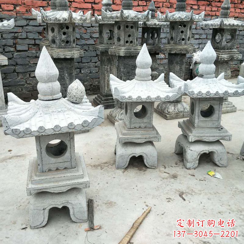 常州中式庭院石雕灯笼