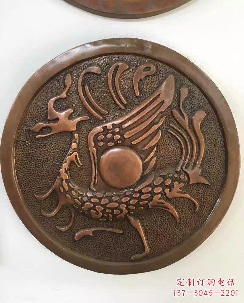 常州朱雀铜浮雕
