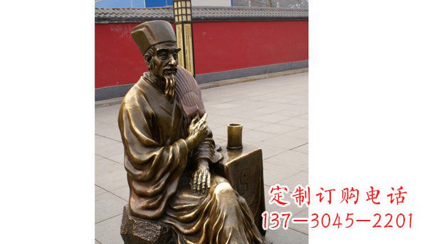常州诸葛亮古代名人铜雕