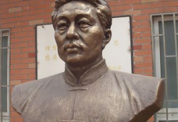 常州徐悲鸿胸像铜雕 