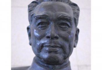 常州周恩来头像铜雕