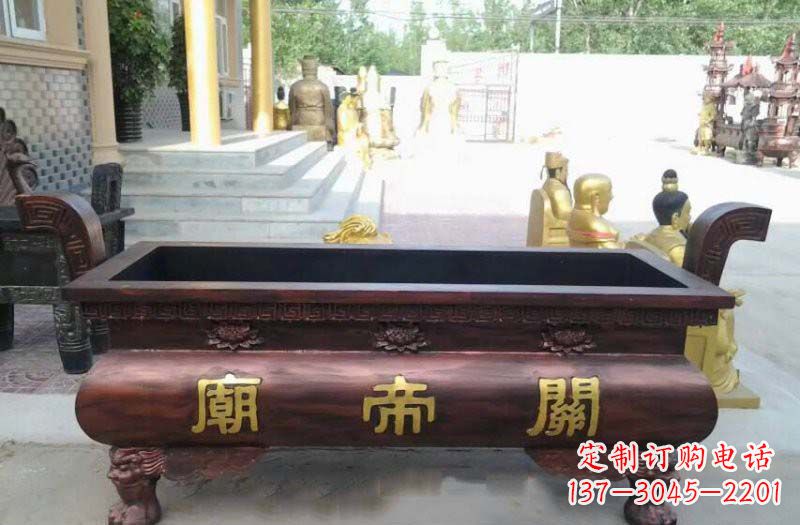 常州铸铜关帝庙香炉