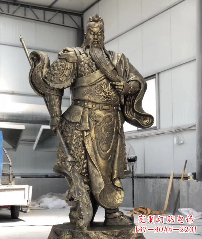 常州铸铜关公雕塑