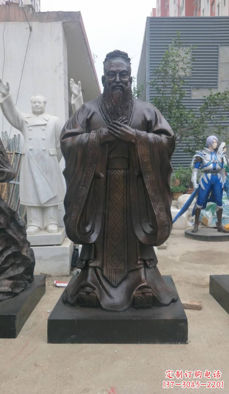 常州铸铜孔子雕塑