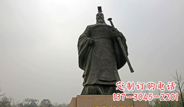 常州铸铜刘邦雕塑