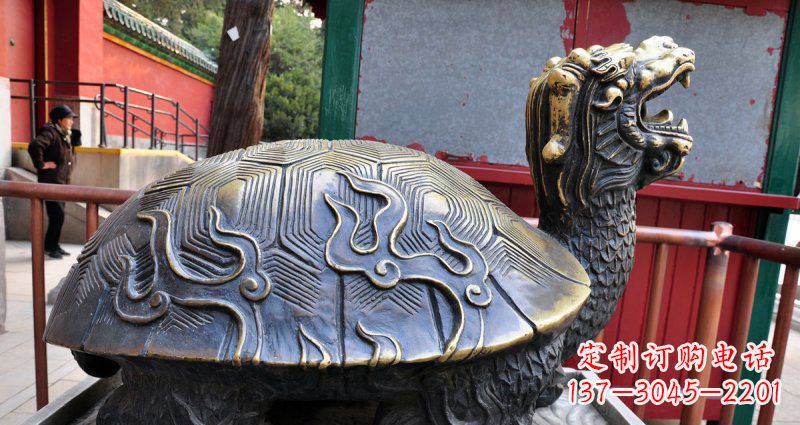 常州铸铜龙龟神兽铜雕
