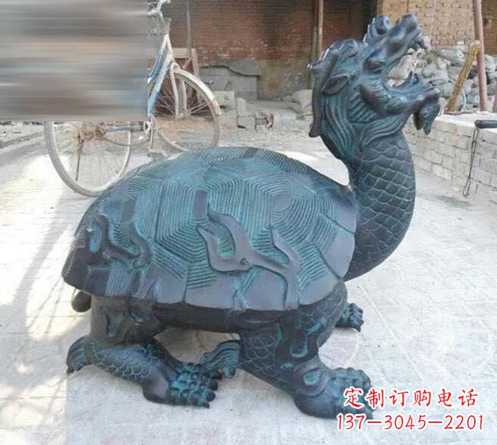 常州铸铜龙龟雕塑222
